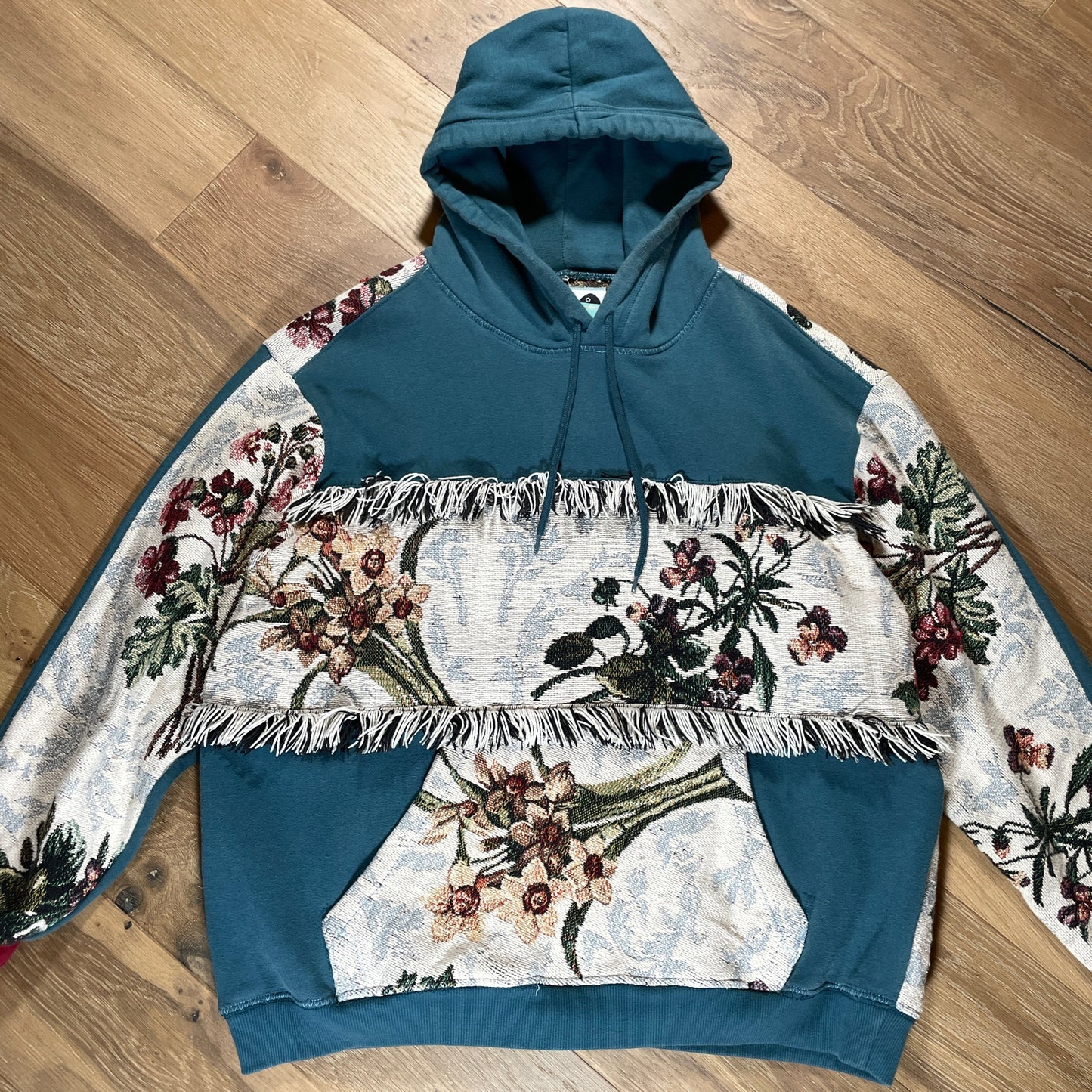 “Floral Fringe” Hoodie