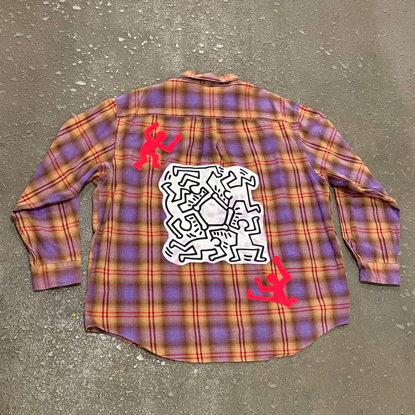 “Dancing People” Flannel