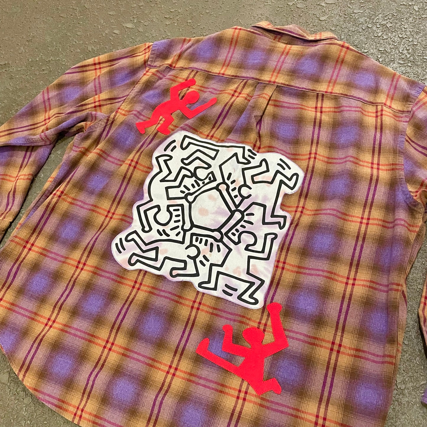 “Dancing People” Flannel
