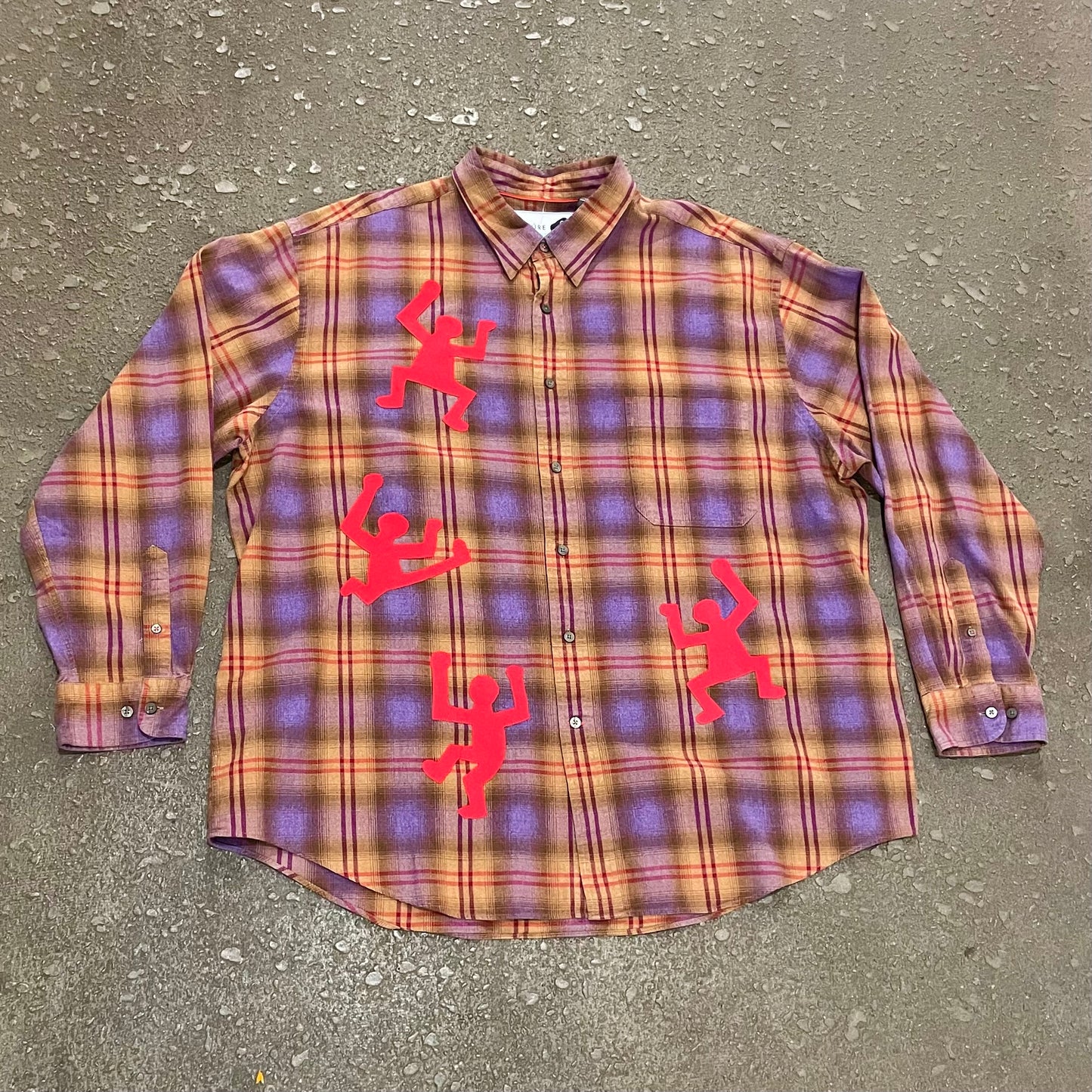 “Dancing People” Flannel