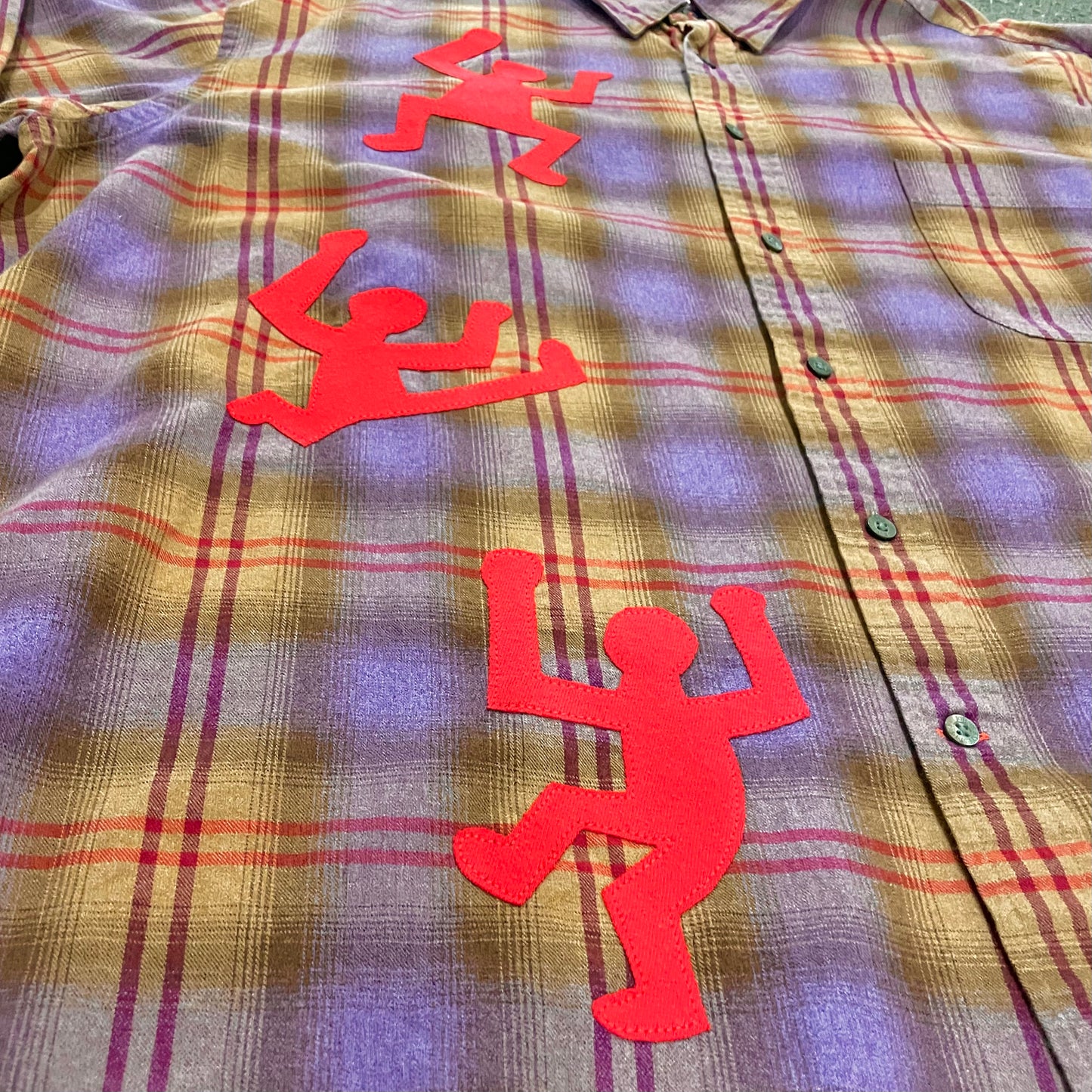 “Dancing People” Flannel