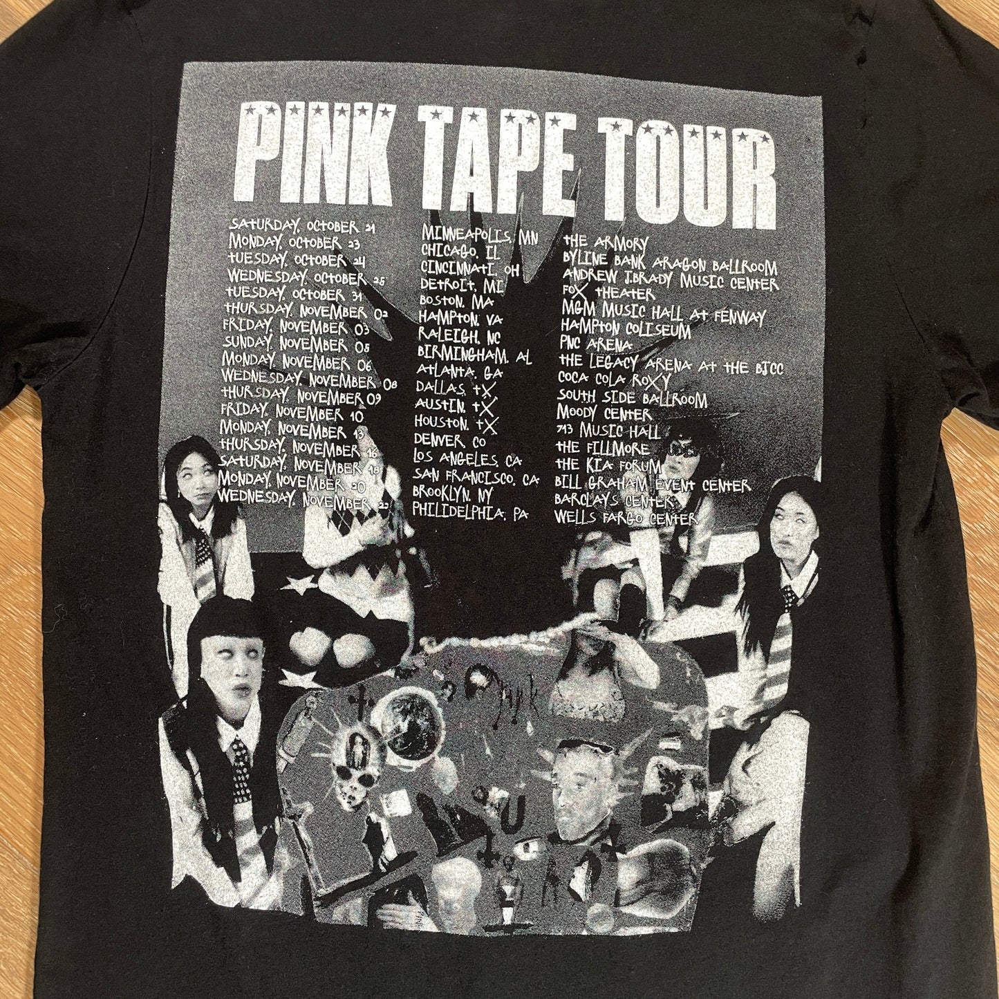 Lil Uzi Vert Pink Tape Tour T-shirt