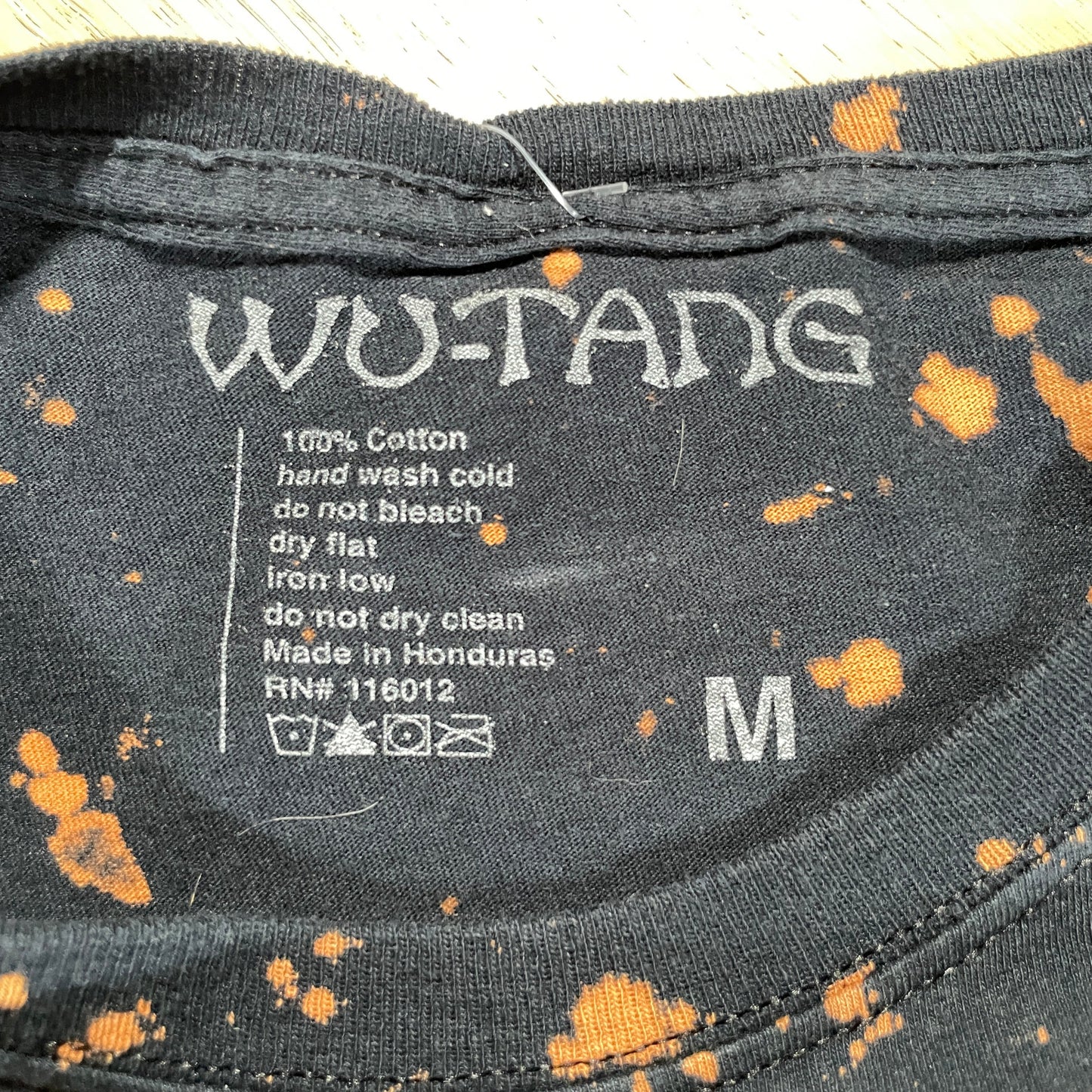 Wu-tang Clan Bleach Dye T-shirt