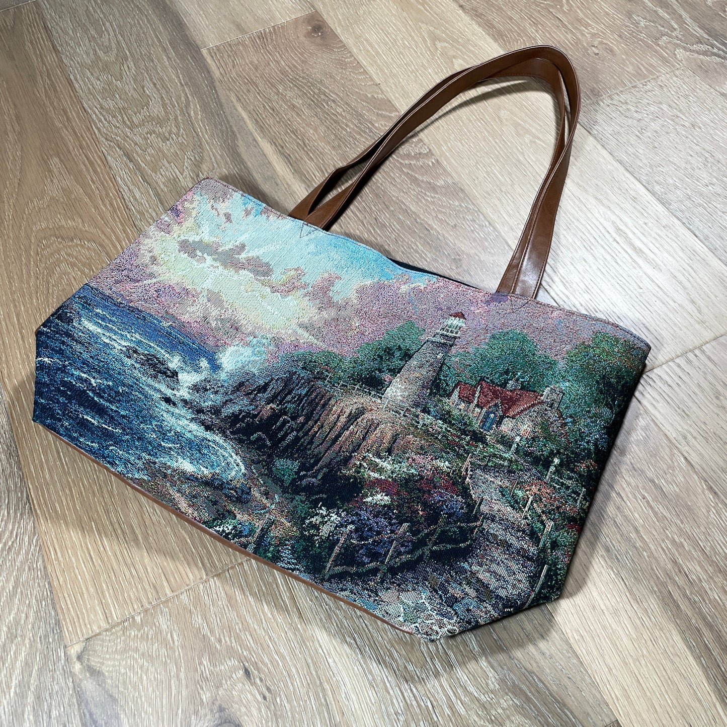 Lighthouse Tapestry Bag