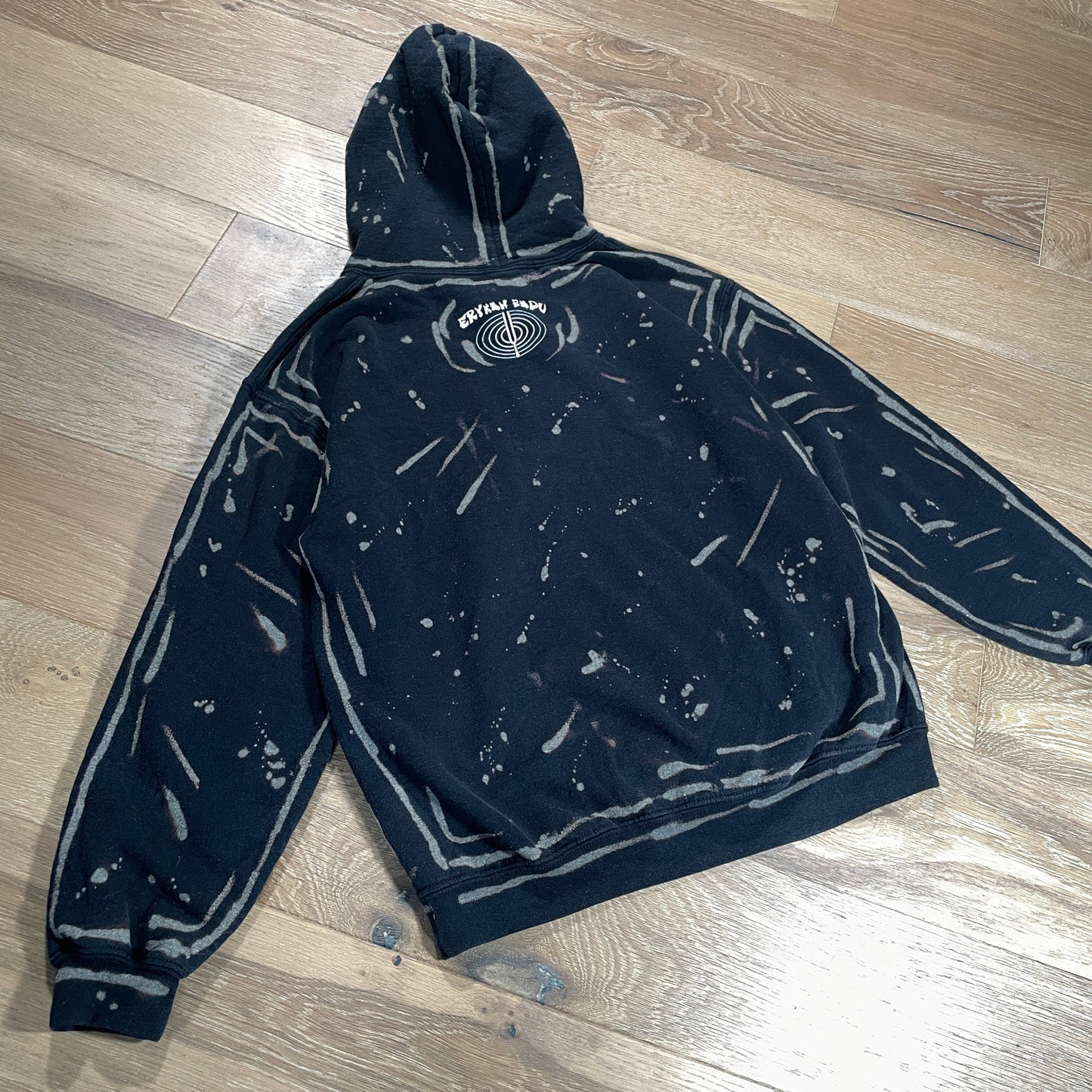 “Erykah Badu” Bleach Dyed Hoodie