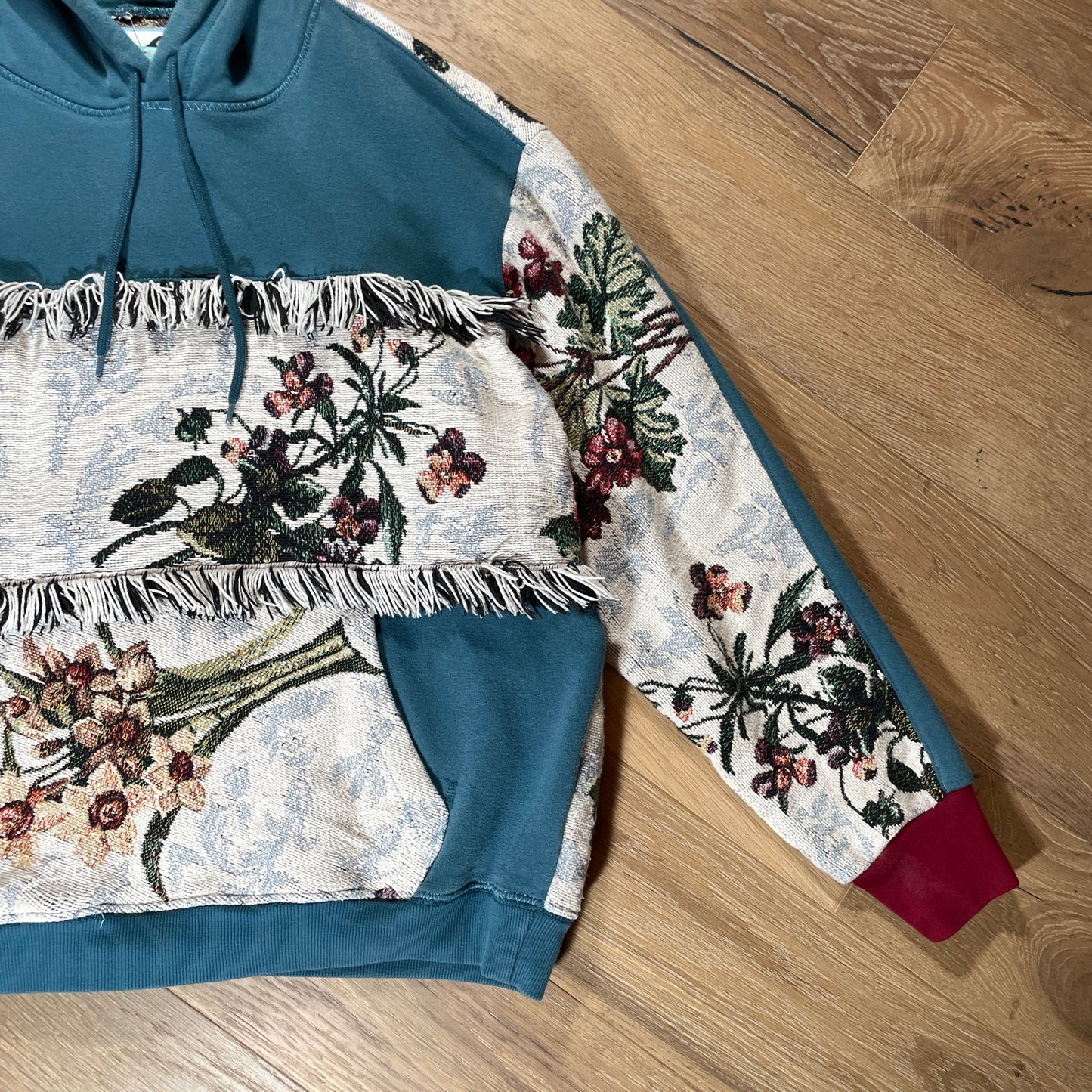 “Floral Fringe” Hoodie
