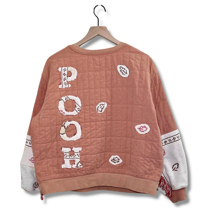 “Pooh” Quilted Sweatshirt
