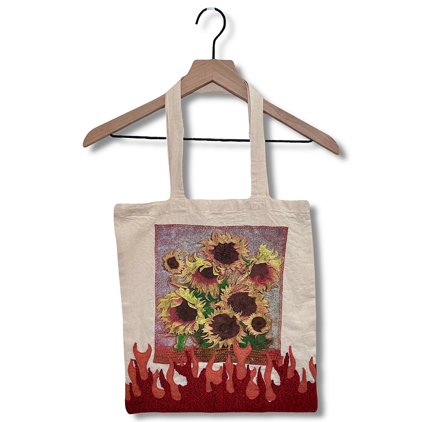 “Sunflowers on Fire” Bag
