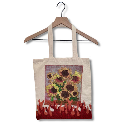 “Sunflowers on Fire” Bag