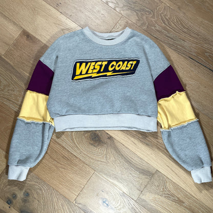 “West Coast” Cropped Sweatshirt