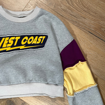 “West Coast” Cropped Sweatshirt