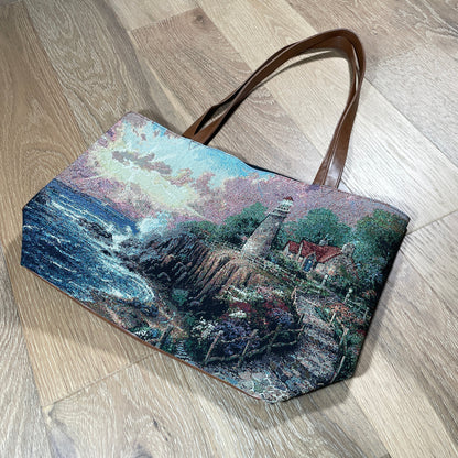 Lighthouse Tapestry Bag