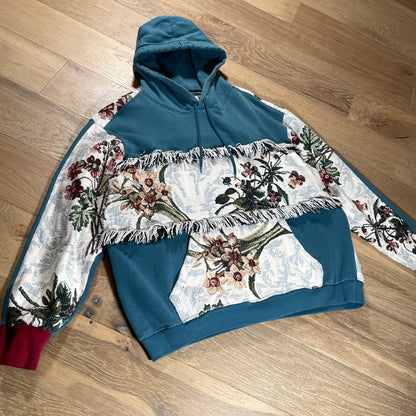 “Floral Fringe” Hoodie