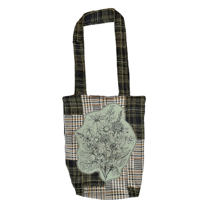 “Plaid & Petal” Bag
