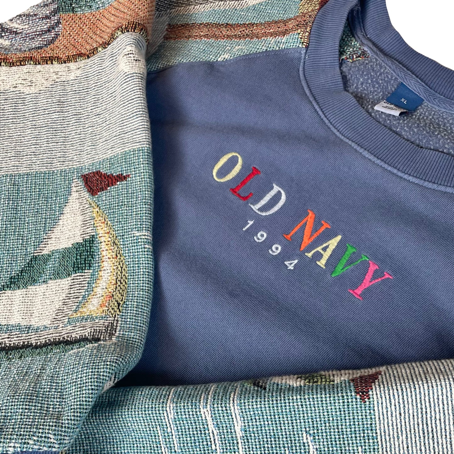 “Navy Boat” Sweatshirt