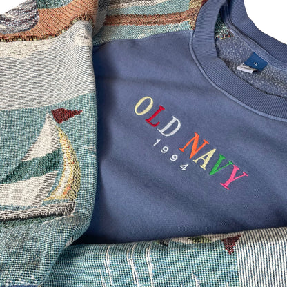 “Navy Boat” Sweatshirt