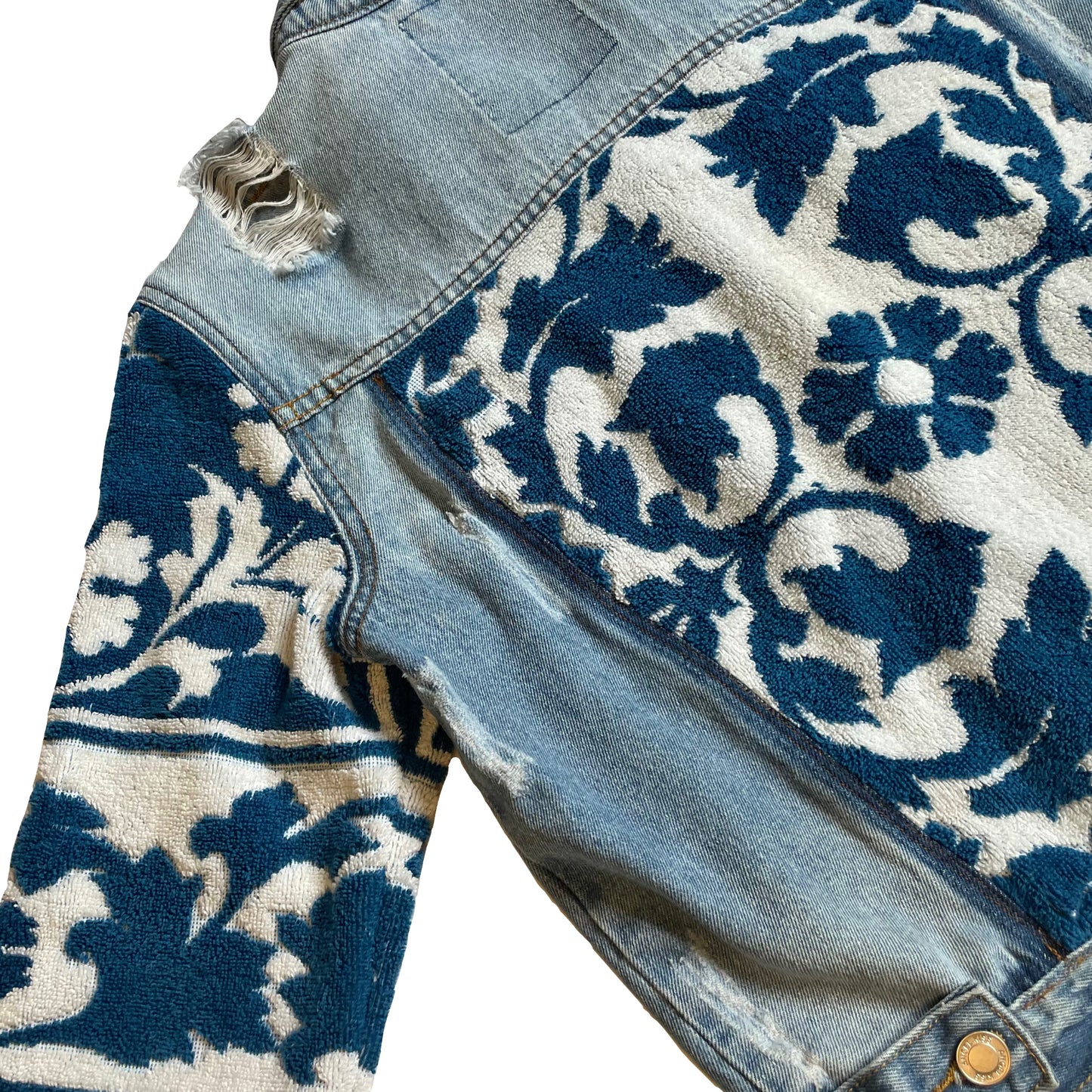 “Blue Victorian” Denim Jacket