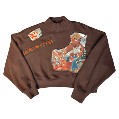 “Prevent Wildfires” Cropped Sweatshirt