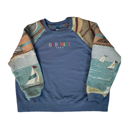 “Navy Boat” Sweatshirt